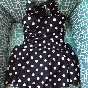 Polka Dot Swim Dress